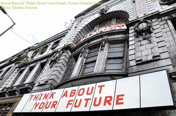 Emese Benczur 'Think About Your Future', Former Futurist Cinema