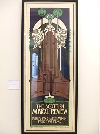 Scottish Musical Review poster - Charles Rennie Mackingtosh