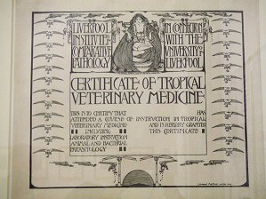 Certificate of Tropical Veterinary Medicine - J Herbert McNair