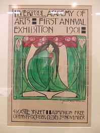 Liverpool Academy of Arts poster - J Herbert McNair
